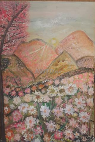 منظر طبيعي وردي - 2