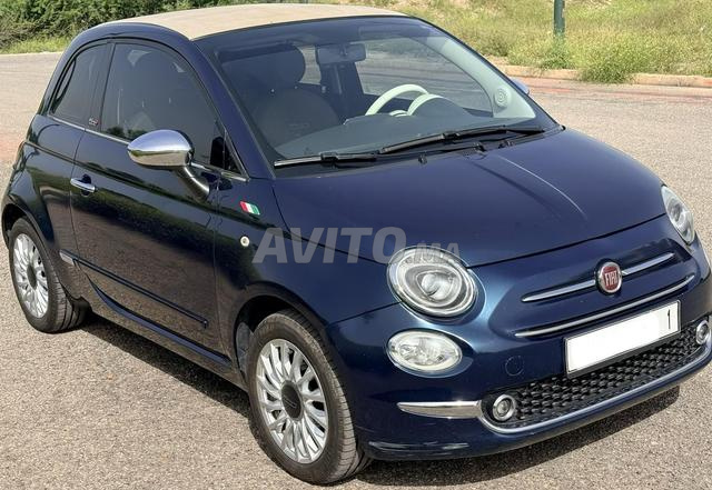 Fiat 500 Cabriolet Manuelle 2016 à Marrakech - 2