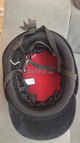 قنبلة / خوذة ركوب الخيل سوداء مخملية - 2