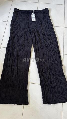 بنطلون واسع أسود جديد – جودة ممتازة – - 2