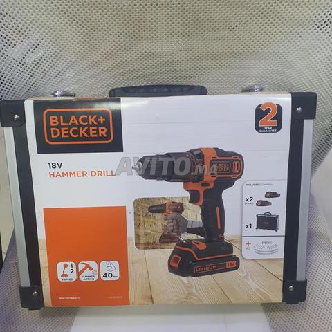 مثقاب لاسلكي بلاك اند ديكر 18 فولت جديد في أغادير