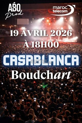 تذكرة حفلة بودشارت - 19 أبريل - الدار البيضاء