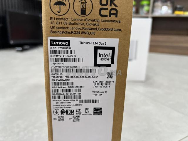 ThinkPad L14 Gen5 Ultra 7 15ème 16Ram 512G / Magasin