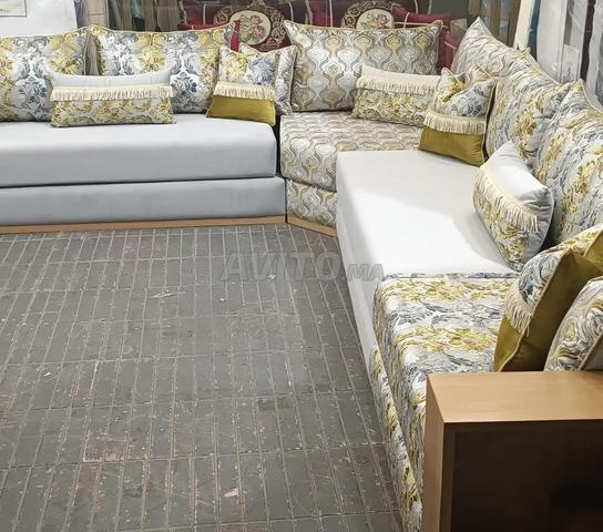 Salon marocain en L à vendre – Très bon état - 2