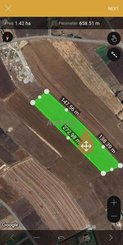 À louer terrain de 1.42 hectare Sidi Hajjaj Oued Hassar