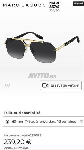 Lunettes Marc Jacobs originales – État neuf - 2