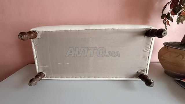 Banquette capitonnée élégante beige - 2