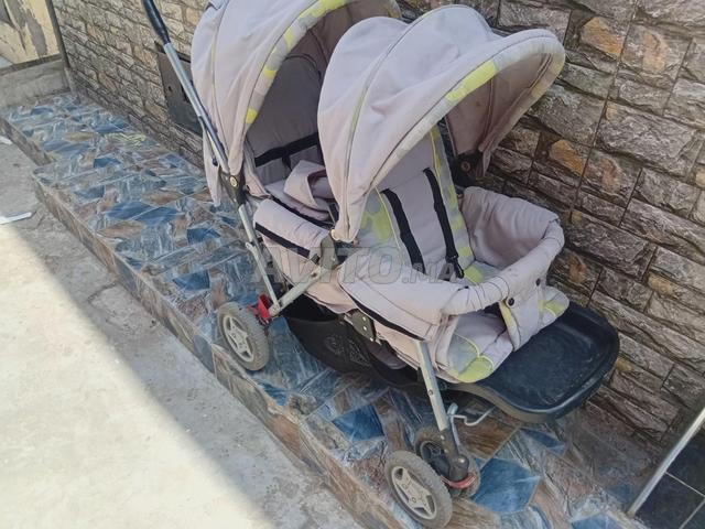 عربة أطفال توأم - 2