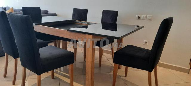 Salle à manger extensible quasi neuve - 2