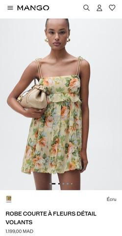 فستان مانجو جديد مقاس L