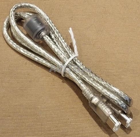 Câble Firewire 6 broches vers 6 broches Silver Braid - 2