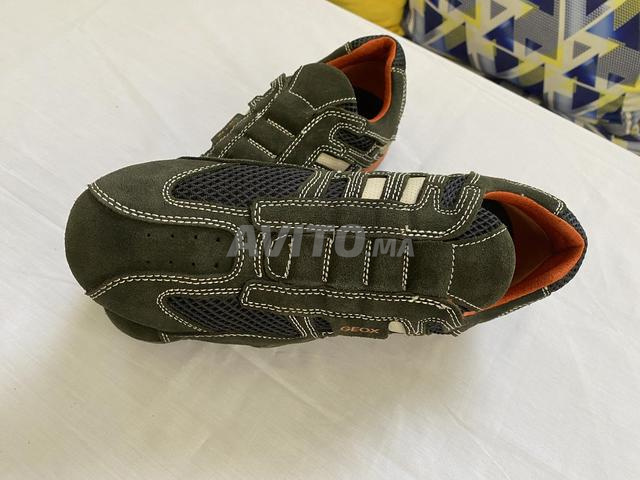 Geox UOMO SNAKE - شباشب - رمادي داكن / أبيض - 2