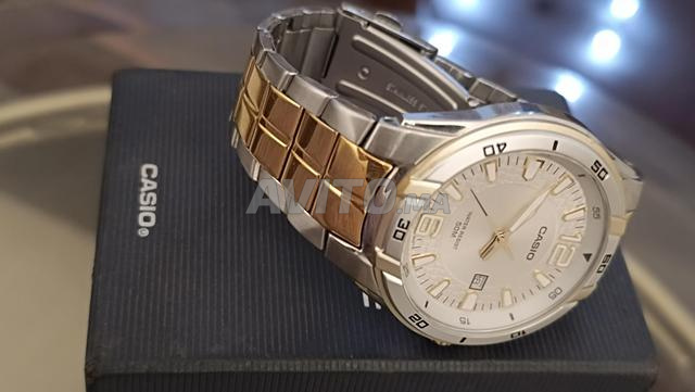 ساعة كاسيو ايديفيس الأصلية ثنائية اللون من الستانلس ستيل
