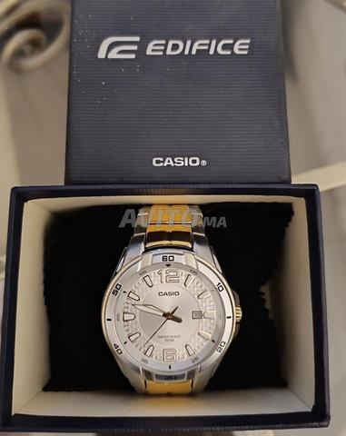 ساعة كاسيو ايديفيس الأصلية ثنائية اللون من الستانلس ستيل