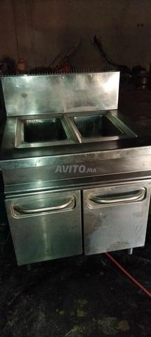 friteuse gaz 2 bac sans thermostat sans grille
