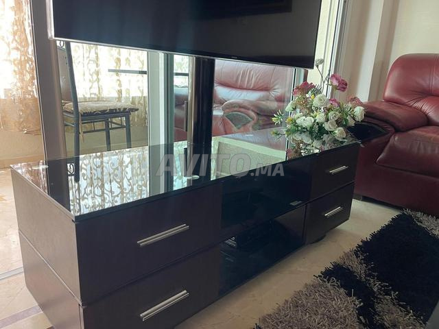 صالون كامل عصري جلد / طاولة / خزانة تلفزيون - 2