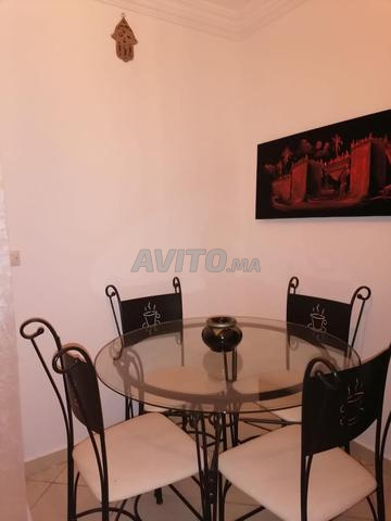 Table à manger moderne en fer forgé - 2