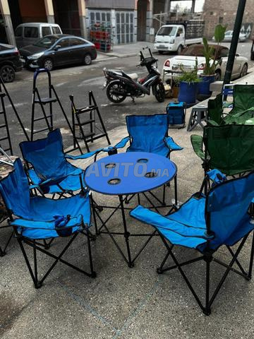 مجموعة 4 كراسي وطاولة للبحر والخروجات - 2