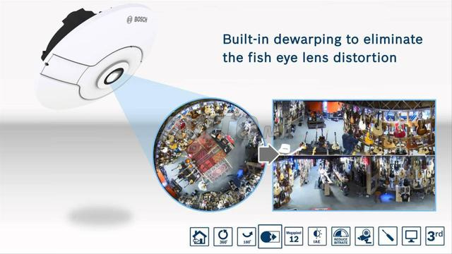 كاميرا بوش فليكسيدوم آي بي بانورامية (12 ميجابكسل - 360 درجة)