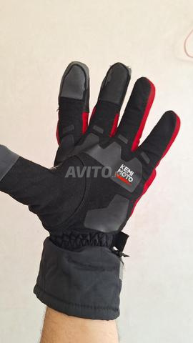 جاكيت وبنطلون وقفازات للدراجة النارية - 2