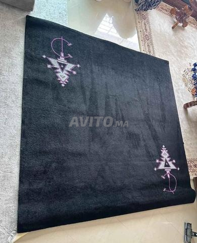 Tapis moderne noir 240x240 cm - 2