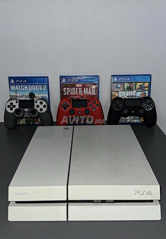 بلاي ستيشن 4 فات 500 جيجا 3 يدات 3 ألعاب 🎮