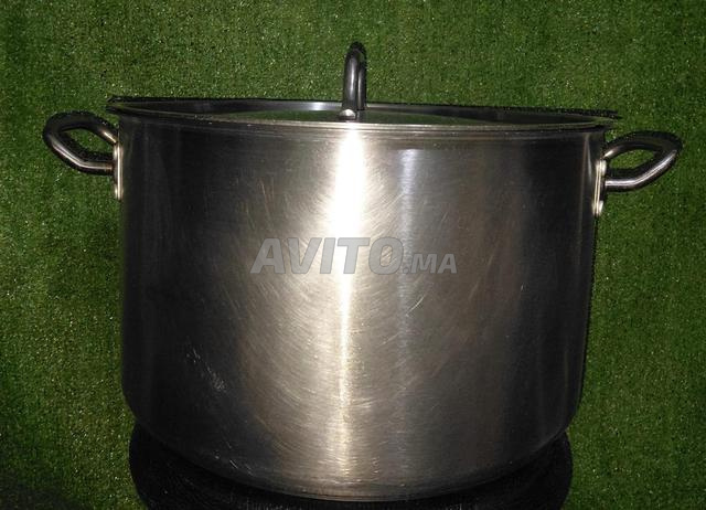 قدر احترافي من الإينوكس – 22 لتر