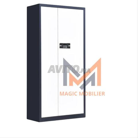 Armoire métallique 2 portes battantes