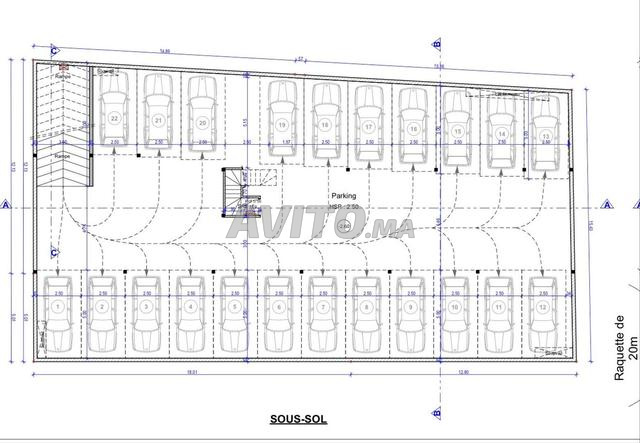 أرض مساحة 500م² R3 منطقة فوارات الخيزران - 2