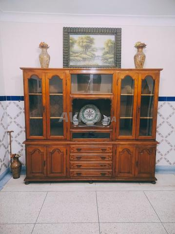 Grande vitrine en bois massif - 2