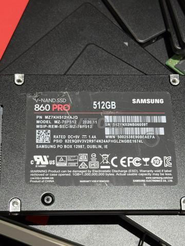 SSD Samsung 860 PRO 512Go Haute performance