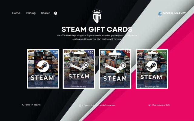 بطاقة هدية ستيم / ستيم / بطاقة ستيم هدية