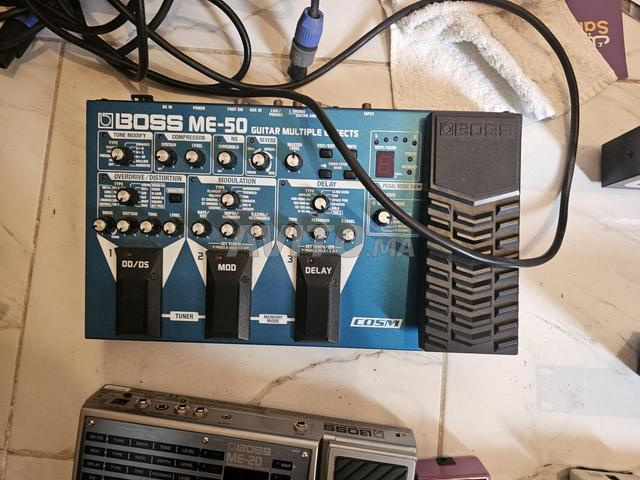 Boss multieffet, microphone Shure MS 57 58