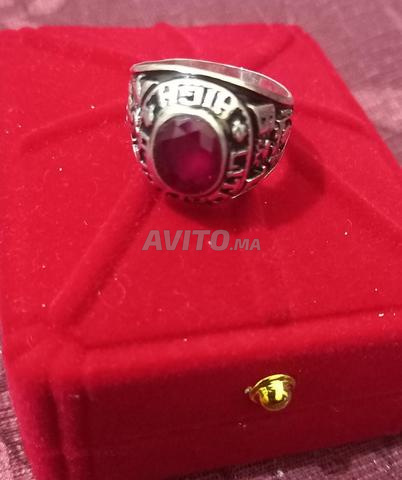 خاتم فضة عيار 925 مقاس 54