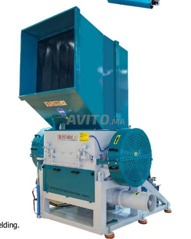 Broyeur PET humide industriel 90 kW 800 kg/h
