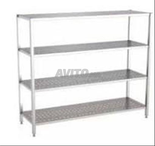 VENTE ÉTAGÈRE INOX 6 ÉTAGES DURE ET SOLIDE
