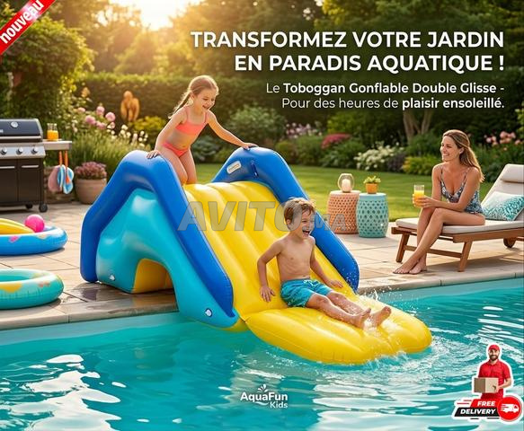 Toboggan Gonflable Médium Pour Piscine - NEUF -