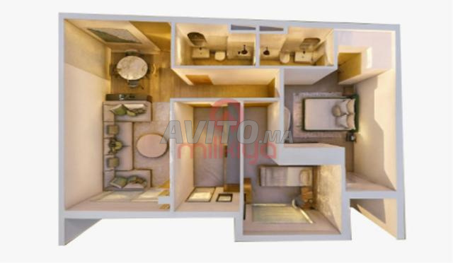 Vente Appartement 2 pièces de 65 m2 à Casablanca