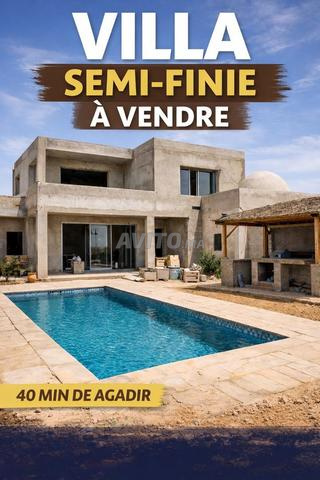 Villa Semi-Finie à Vendre / 40 min loin d'Agadir - 2