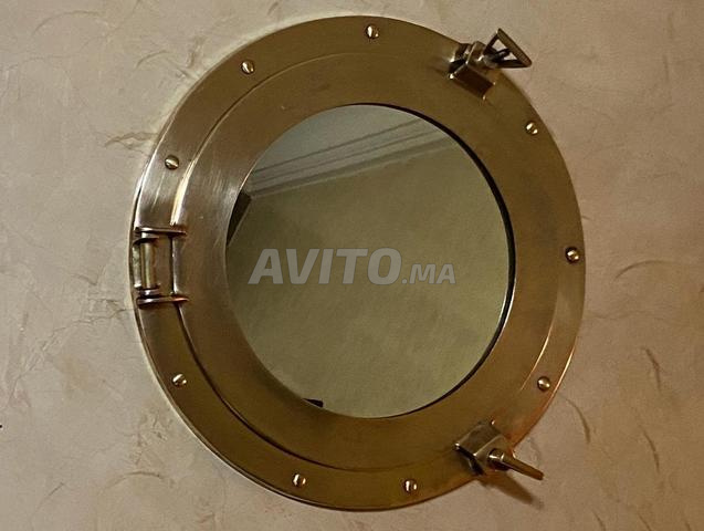 Très beau Grand miroir hublot - 2