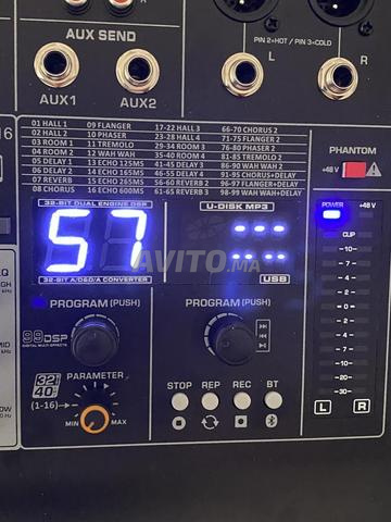 طاولة خلط ومكبر صوت 2200 وات برو - 2