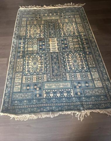 سجاد صوف تونسي أزرق