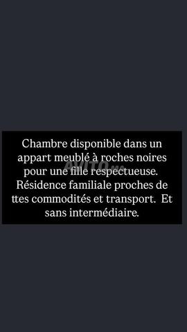 Chambre à louer pour une fille
