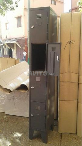 خزانة ملابس قطعة واحدة/خزانة معدنية/خزانة/سرير - 2