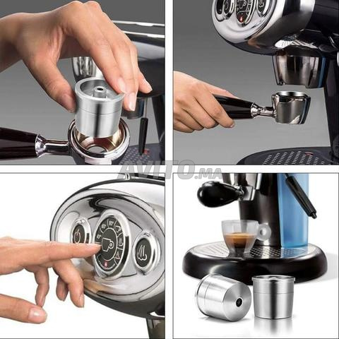 كبسولة قهوة قابلة لإعادة الشحن من الإينوكس ♻️