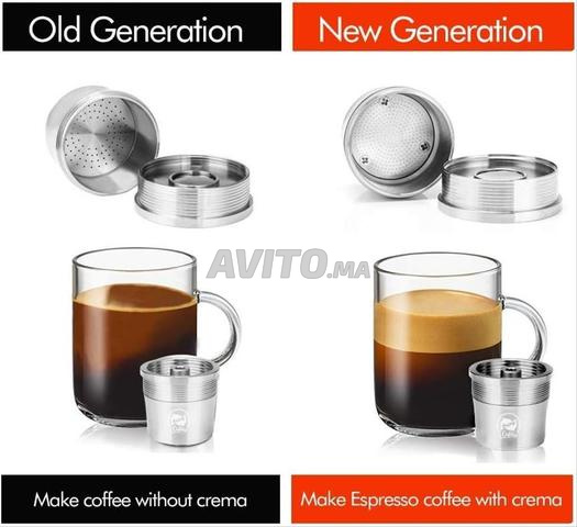 كبسولة قهوة قابلة لإعادة الشحن من الإينوكس ♻️ - 2