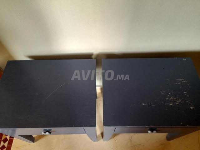 طاولات خشب بلوط مصمت مطلية - 2