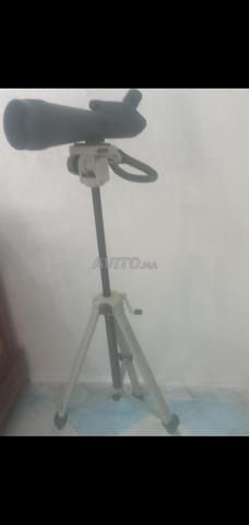 Support avec télescope