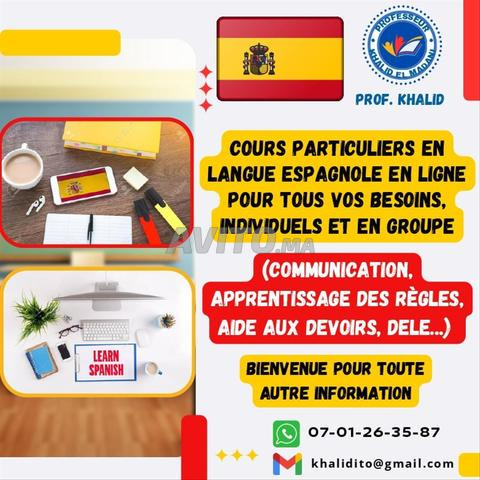 Prof d'espagnol à Casablanca à domicile ou onligne