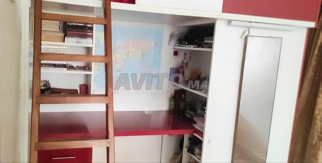 سرير بطابقين متعدد الوظائف للطفل أو البالغ - 2